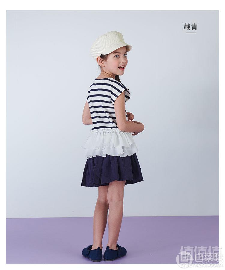 任选2套！日本超高人气童装品牌，petit main 2019夏季新款女童短袖裙裤套装*2套  ￥139包邮69.5元/套（双重优惠 拍2件）
