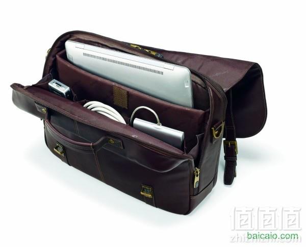 Samsonite 新秀丽 17英寸真皮复古公文包 2.7折 .97 到手￥695