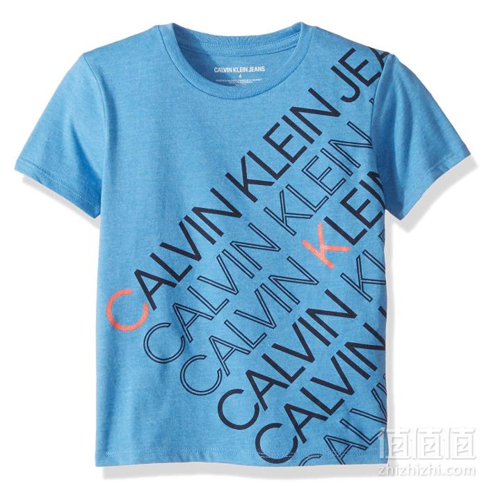 Calvin Klein 卡尔文·克莱恩 男小童字母印花T恤43.46元（内附多款好价）