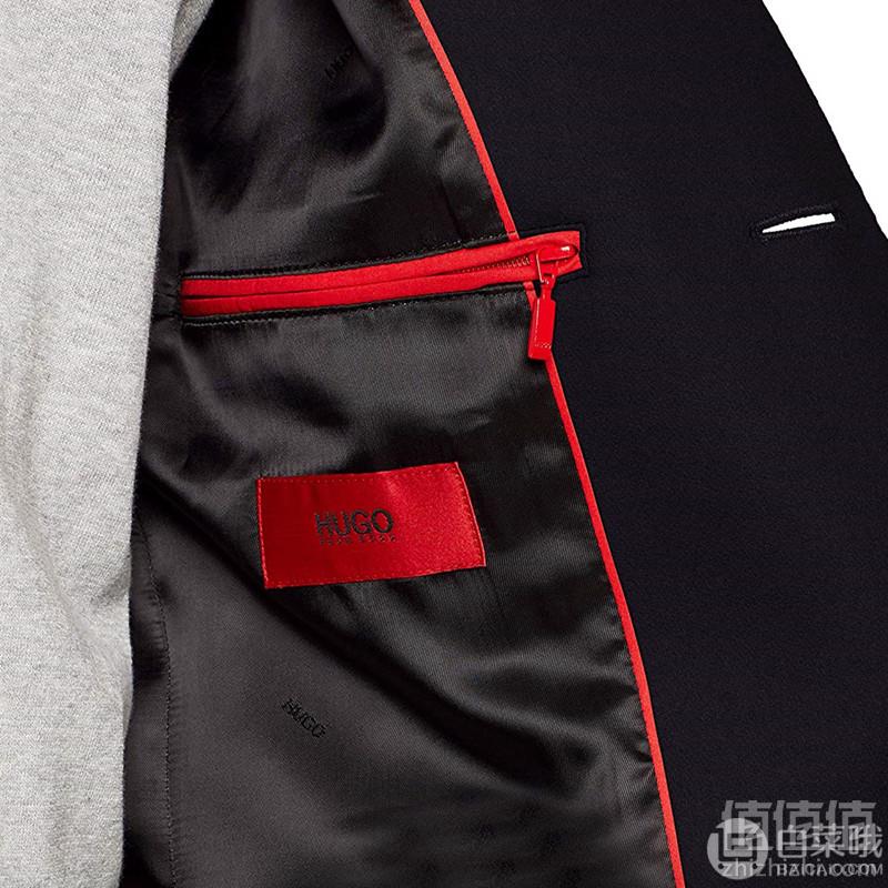 3.8折！限54码，HUGO Hugo Boss 雨果·博斯 Migor1841 男士修身羊毛混纺外套963.15元