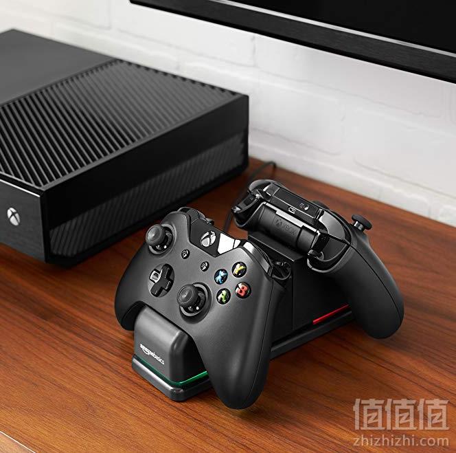 AmazonBasics 亚马逊倍思 Xbox One 双充电站+2粒可充电电池组新低102.76元（Prime会员额外8折）