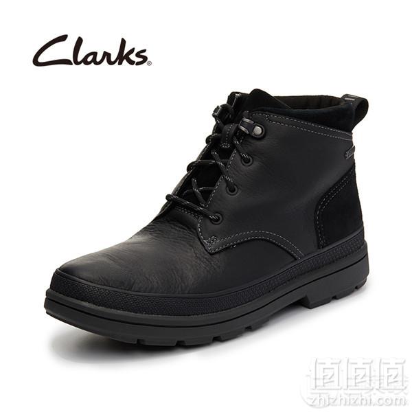 限42码，Clarks 其乐 Rushway Mid 男士GTX防水真皮短靴398.92元