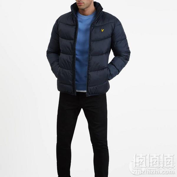 <span>白菜！</span>XS码，Lyle & Scott 苏格兰金鹰 JK1014V 男士保暖棉服新低266.29元