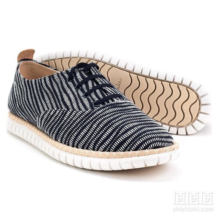 限UK4码，Clarks 其乐 mzt blithe 女士低帮帆布运动鞋史低166.33元