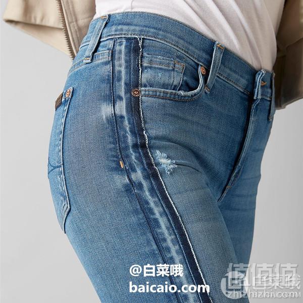 W25/L30码，7 For All Mankind International SAGL 女士紧身牛仔裤251.06元
