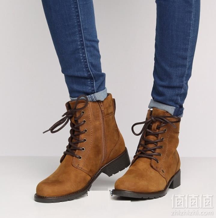 37码，Clarks 其乐 Orinoco Spice 女士真皮系带短靴336.88元