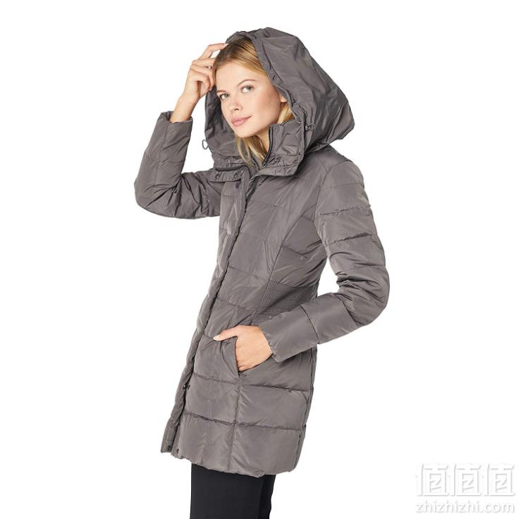 Cole Haan 可汗 女士长款连帽羽绒服 356SD931210.35元
