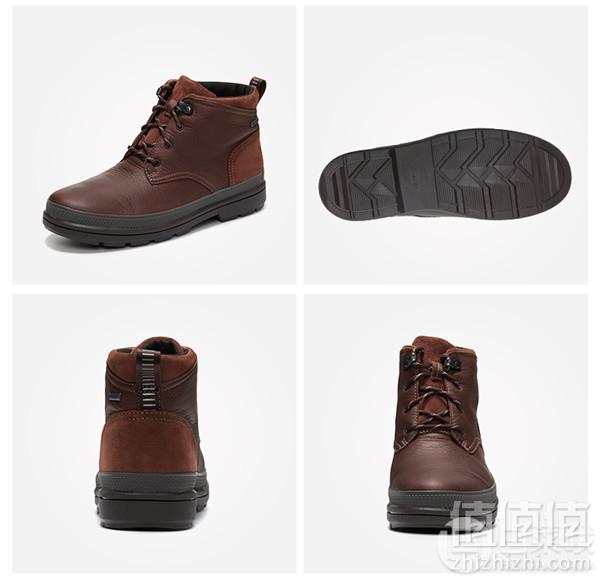 限42码，Clarks 其乐 Rushway Mid 男士GTX防水真皮短靴398.92元