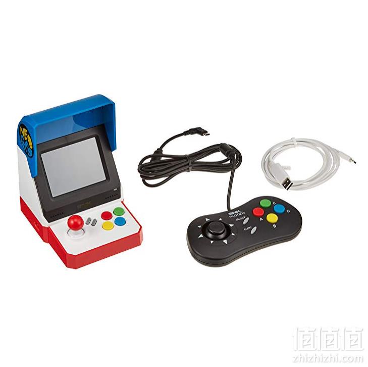 SNK40周年 NEOGEO mini 迷你主机 经典复古游戏机 含配套手柄套装 PRIME会员直邮新低521.59元