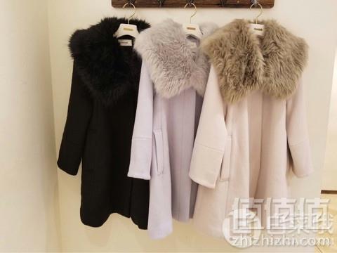 反季好价，Snidel 可拆毛领羊毛呢外套SWFC165036449.98元