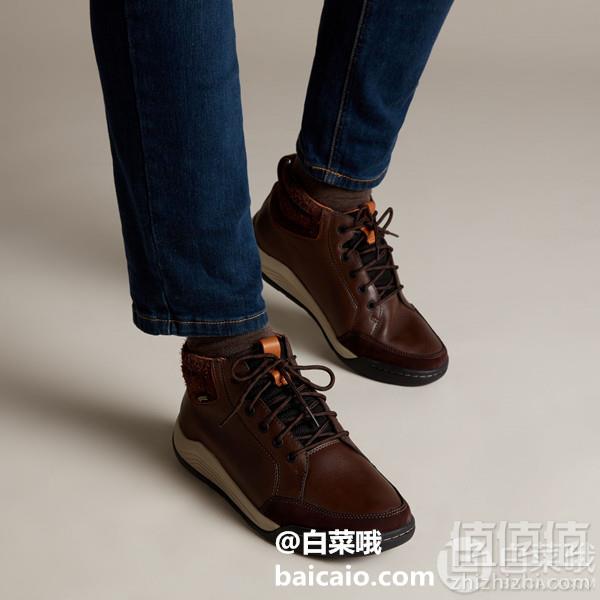 41/41.5码，Clarks 其乐 Ashcombe Mid 男士真皮Gore-Tex®防水短靴346.17元