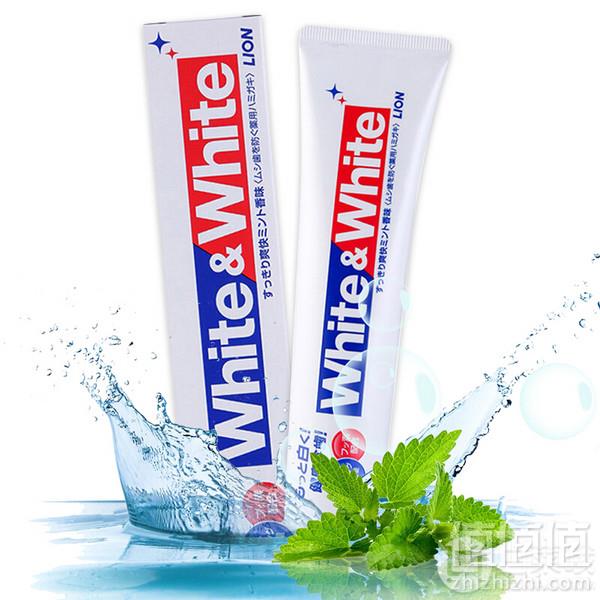 Lion 狮王 White & White 美白牙膏 150g*2件 15.8元7.9元/件（2件5折）