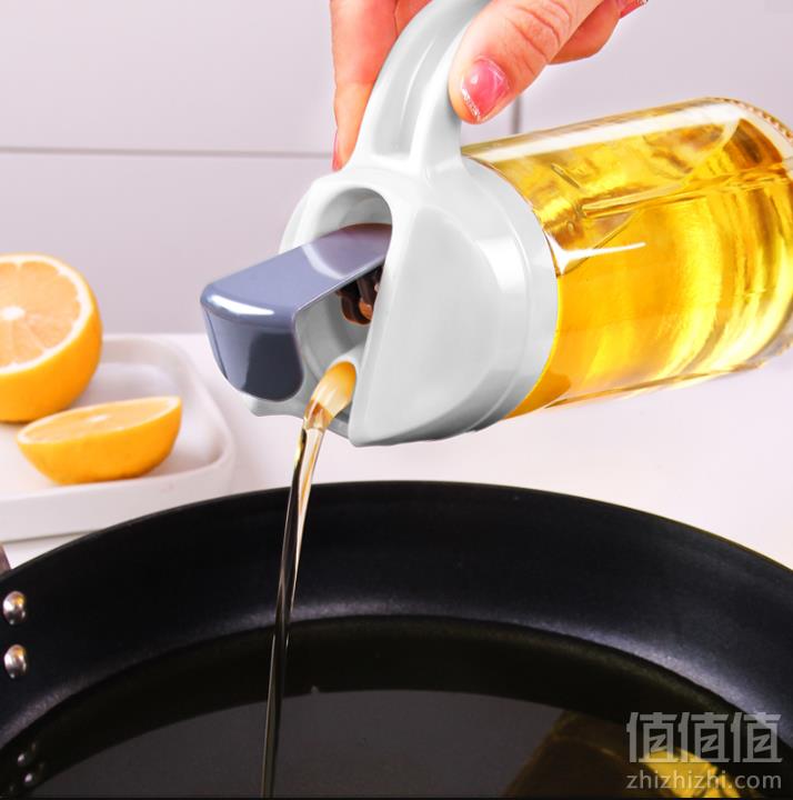 乐博乐博 防漏油自动开合玻璃油壶 630ML10.9元包邮（需领券）
