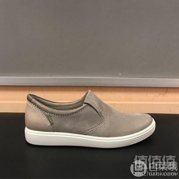 限35码，ECCO 爱步 Soft 7 柔酷7号 女士一脚蹬真皮板鞋 Prime会员免费直邮含税416.92元