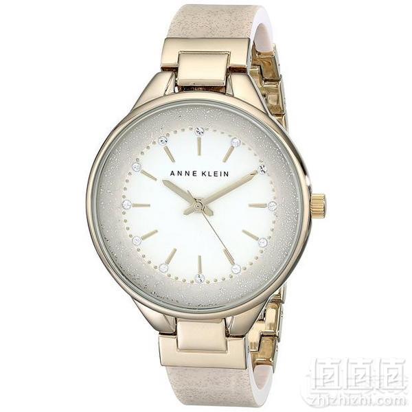 ANNE KLEIN 安妮克莱因 goldtone 闪光手镯手表  AK/1408CRCR248.45元