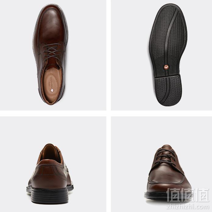 <span>白菜！</span>PrimeDay特价，Clarks 其乐 Un高端系列 Aldric Park 男士真皮休闲皮鞋新低169.96元（单件免邮）