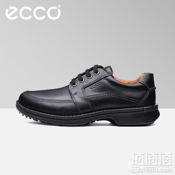 PrimeDay特价，ECCO 爱步 Fusion融合系列 男士真皮系带休闲鞋 43码折后新低487.07元（天猫旗舰店折后1999元）