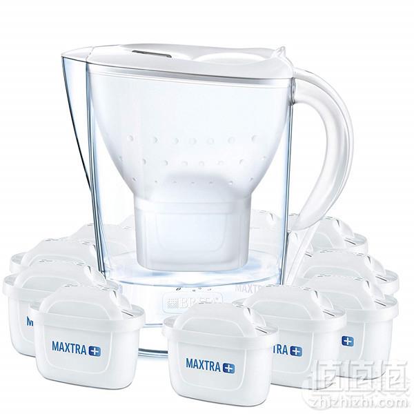 PrimeDay特价，Brita 碧然德 Marella海洋系列 滤水壶2.4L（1壶12芯）309.22元