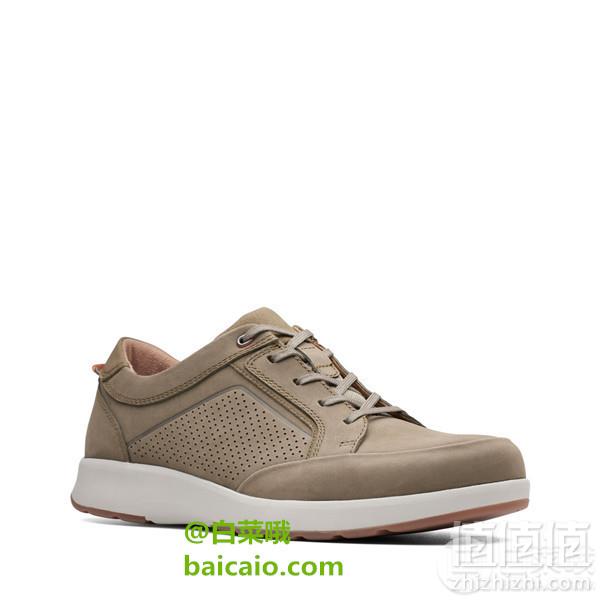 PrimeDay特价，41.5码 Clarks 其乐 Un Trail Form 男士真皮系带休闲鞋折后新低278.12元（天猫旗舰店折后1059元）