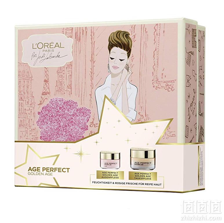 PRIMEDAY特价，L'Oréal Paris 巴黎欧莱雅 Golden Age系列 面霜+眼霜礼品套装(1 x 679 g)174.38元