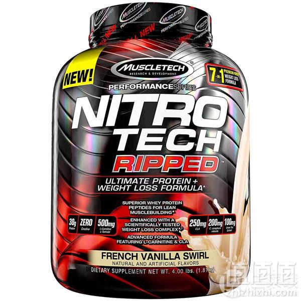 Muscletech 肌肉科技 法式香草味 正氮减脂增肌乳清蛋白粉4磅折后229.18元（下单6.5折）
