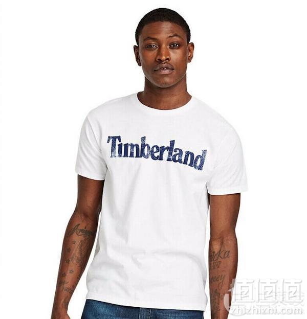 Timberland 添柏岚 Faded Linear 男款标志纯棉短袖T恤89.34元
