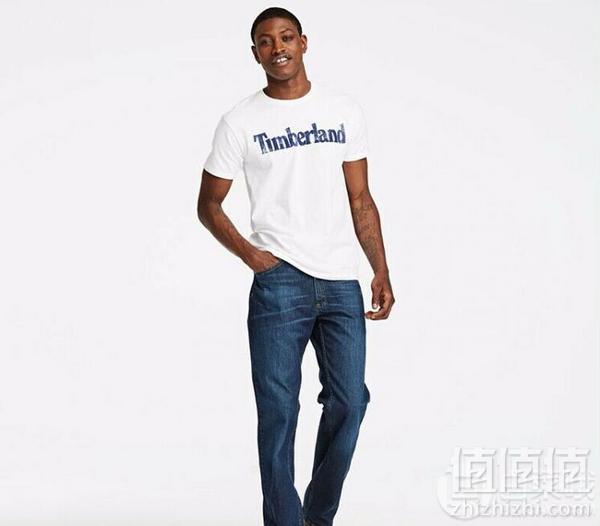 Timberland 添柏岚 Faded Linear 男款标志纯棉短袖T恤89.34元