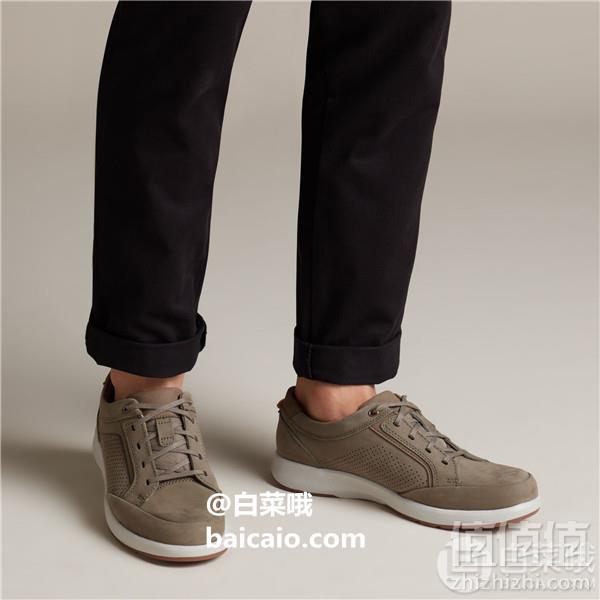 PrimeDay特价，41.5码 Clarks 其乐 Un Trail Form 男士真皮系带休闲鞋折后新低278.12元（天猫旗舰店折后1059元）