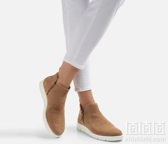 限UK3.5码，Ecco 爱步 Bella贝拉系列 女士拉链高帮休闲鞋347.57元