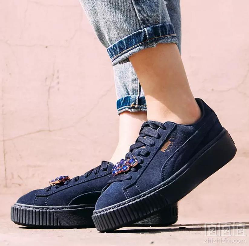 娜扎同款，PUMA 彪马 Suede Platform Gem  女士休闲板鞋250.7元