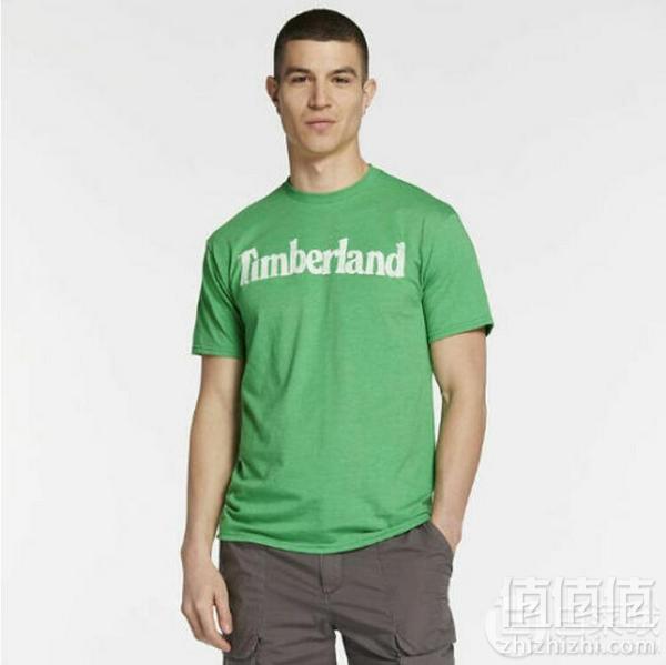 Timberland 添柏岚 Faded Linear 男款标志纯棉短袖T恤89.34元