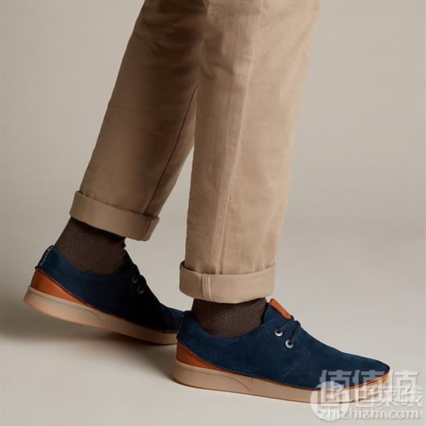 <span>白菜！</span>PrimeDay特价，Clarks 其乐 Oakland Lace 男士牛皮系带休闲鞋新低168.73元起（单件免邮）