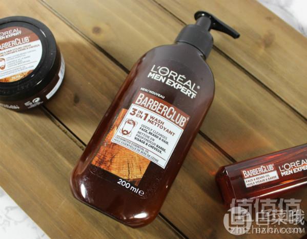 PrimeDay特价，L'Oreal Paris 巴黎欧莱雅 男士专业发型俱乐部 发须面三合一洁面乳200ml53.87元