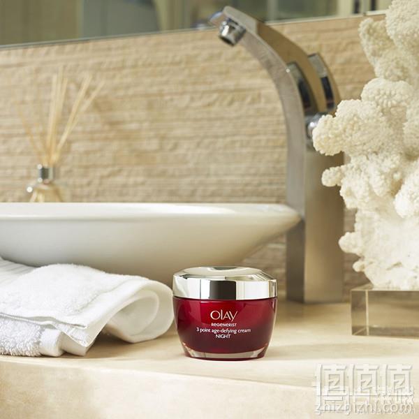 PRIMEDAY特价，经典大红瓶 Olay 玉兰油 新生塑颜3点强效抗衰老保湿晚霜50ml96.05元