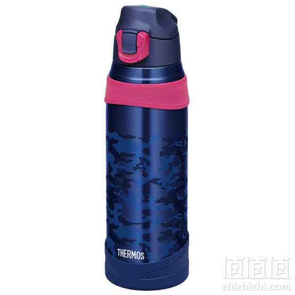 PrimeDay特价，Thermos 膳魔师 FHQ-1001 NV-C 真空隔热运动水杯1.0L 蓝色迷彩127.81元