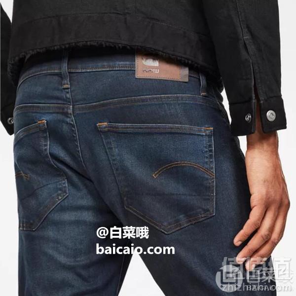 PrimeDay特价，G-Star Raw 3301系列 男士紧身牛仔裤217.5元
