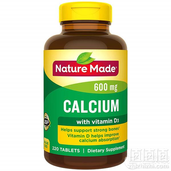 PrimeDay特价，Nature Made 莱萃美 钙+维生素D3片600mg*220粒新低59.34元