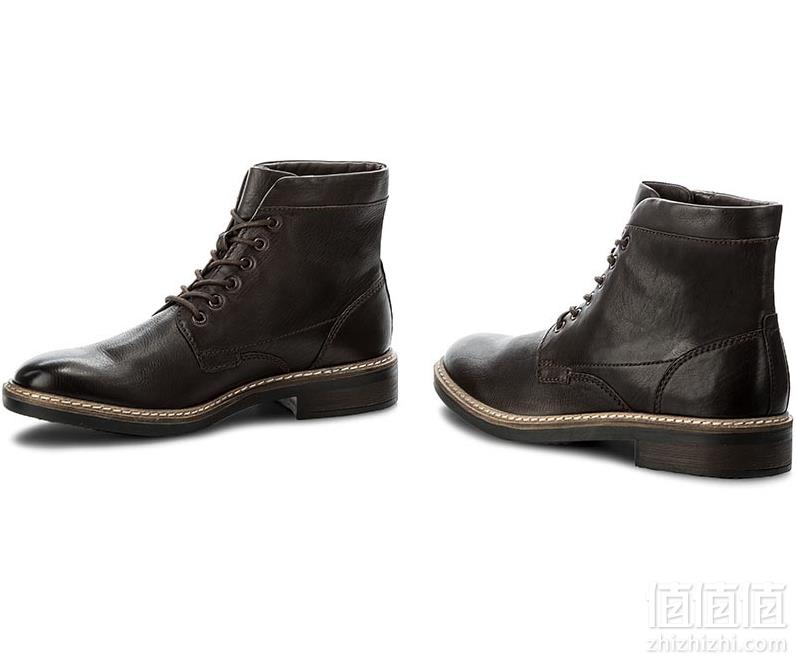 UK8.5码，Clarks 其乐 Blackford Hi 男士真皮系带短靴340.77元