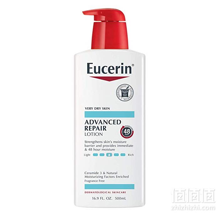 PRIMEDAY特价，Eucerin 优色林 Advanced Repair 高效保湿修护身体乳液 500ml61.5元