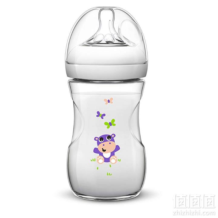 PRIMEDAY特价，飞利浦 AVENT 新安怡 Hippo Einzelpack 河马玻璃奶瓶 260ml45.89元