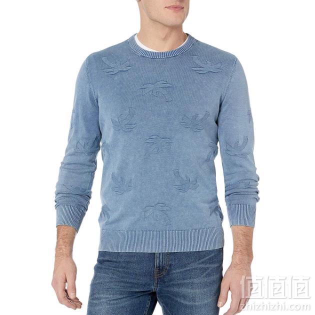 M码，Original Penguin 企鹅牌 男士羊毛混纺圆领毛衣新低174.15元