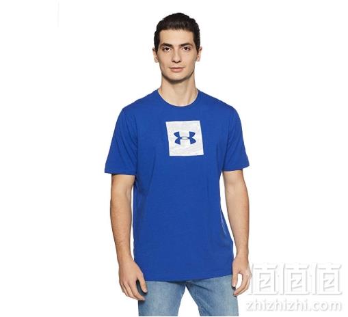 限L码，Under Armour 安德玛 Camo Boxed 男士标志休闲短袖T恤90.75元