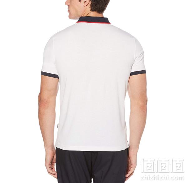PrimeDay特价，Perry Ellis 派瑞·艾力斯 男士弹力皮马棉Polo衫76.83元（单件免邮）