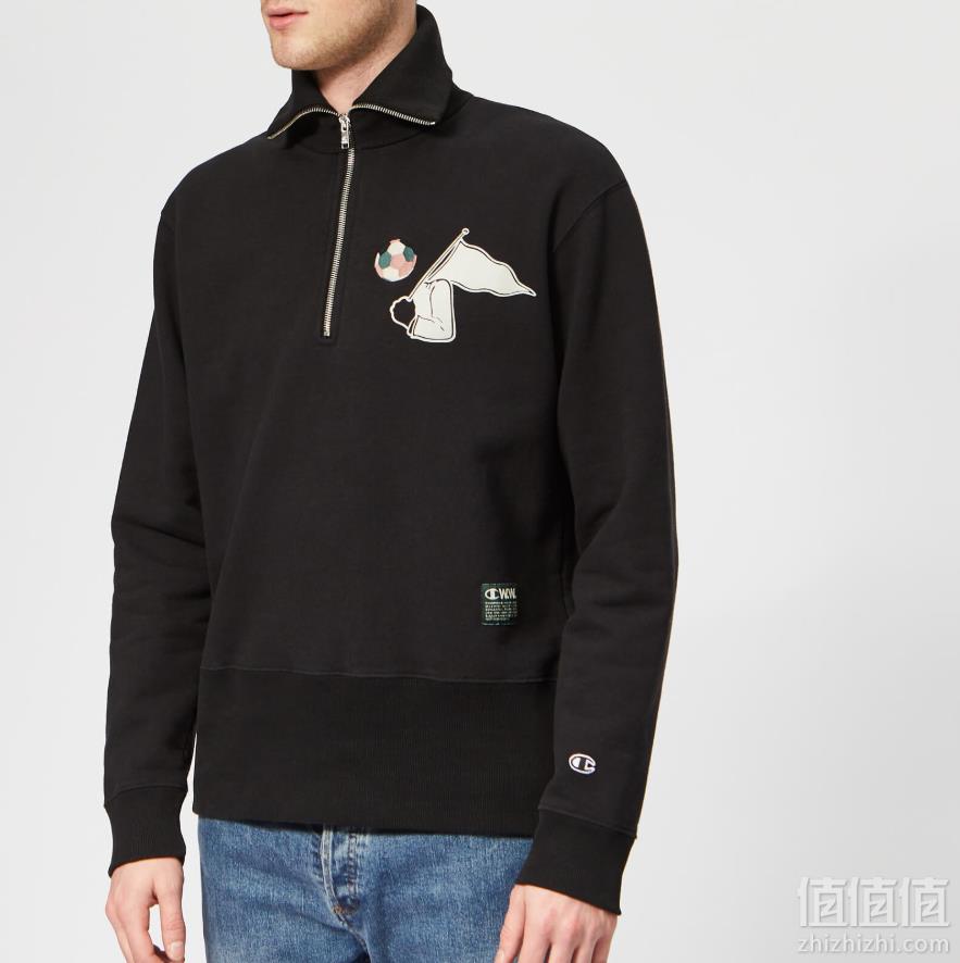 Champion X WOOD WOOD 联名款 Tommy 男士半拉链套头衫凑单直邮到手447.2元