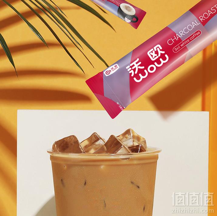WOW 沃欧 炭烧白咖啡粉16g*100条29.9元包邮（需领券）