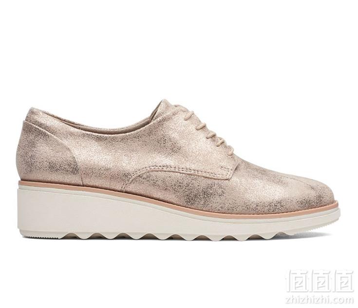 限尺码， Clarks 其乐 Sharon Crystal 女士水晶休闲鞋205.39元