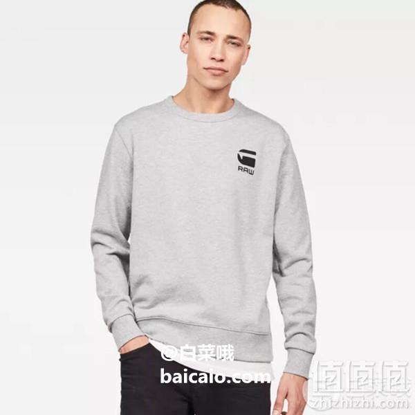 M码，G-Star Raw Doax 男士圆领卫衣186元