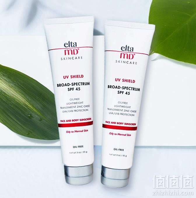 不闷痘，Elta MD 广谱无油防晒霜 SPF45 85g史低89.22元/件（双重优惠