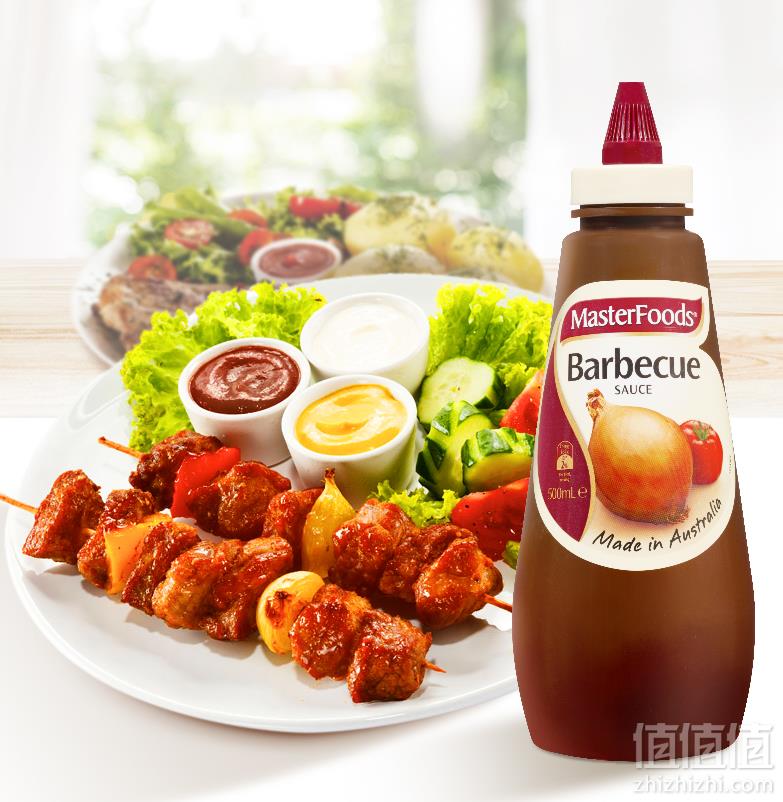 澳洲进口，MasterFoods 每食富 方便瓶烧烤酱 500ml9.9元包邮（需领券）