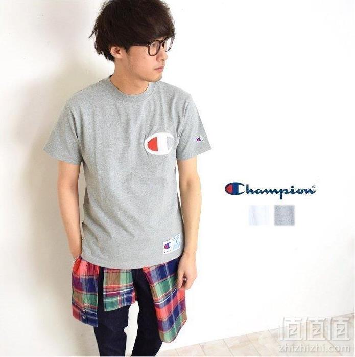 M码，Champion 冠军牌 C3-F362 男士纯棉短袖T恤 国内￥389新低152.02元